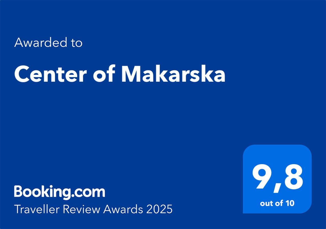 Center Of Makarska Apartman Kültér fotó